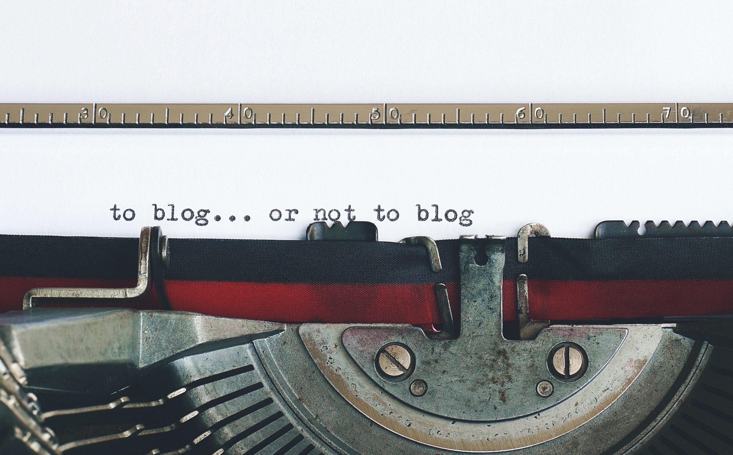 Typewriter - Rachel Writes blog 'Why should I have a blog on my company website?'